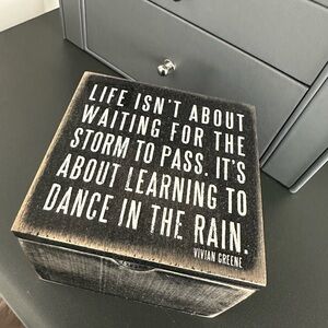 INSPIRATIONAL QUOTE TRINKET BOX